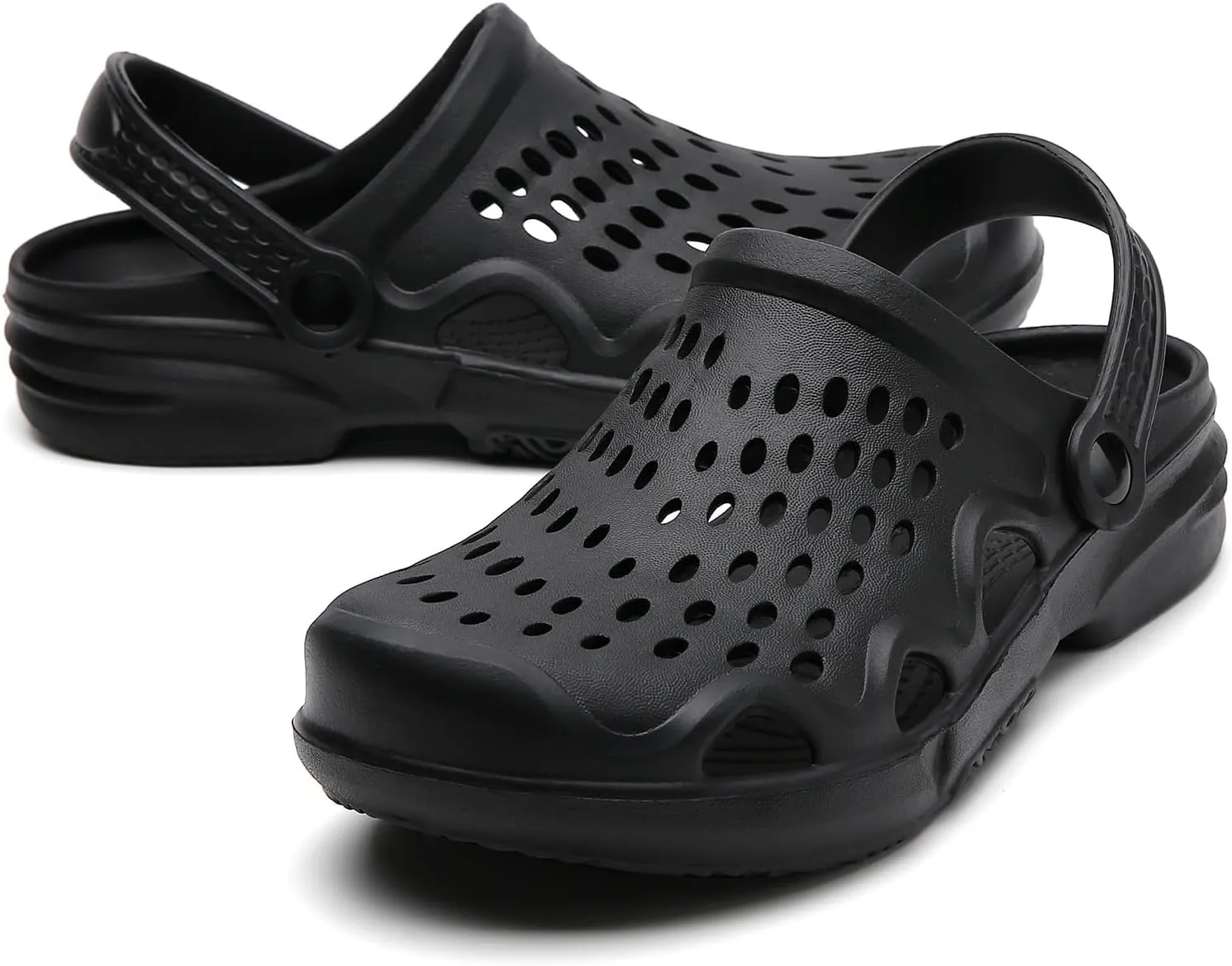 CERYTHRINA Mens Garden Clogs Lightweight Breathable Slip on Sandals Fashions Pool Beach Shoes Non Slip Home Clogs Slippers