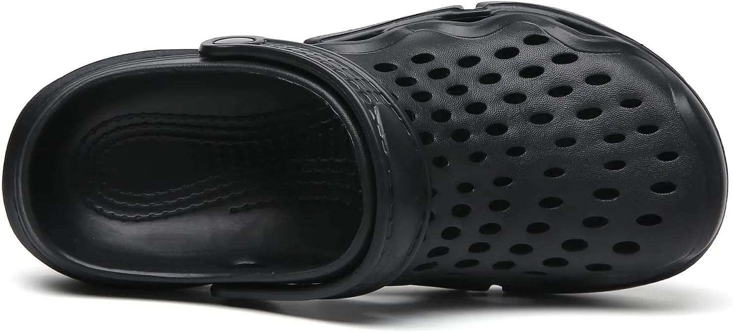 CERYTHRINA Mens Garden Clogs Lightweight Breathable Slip on Sandals Fashions Pool Beach Shoes Non Slip Home Clogs Slippers