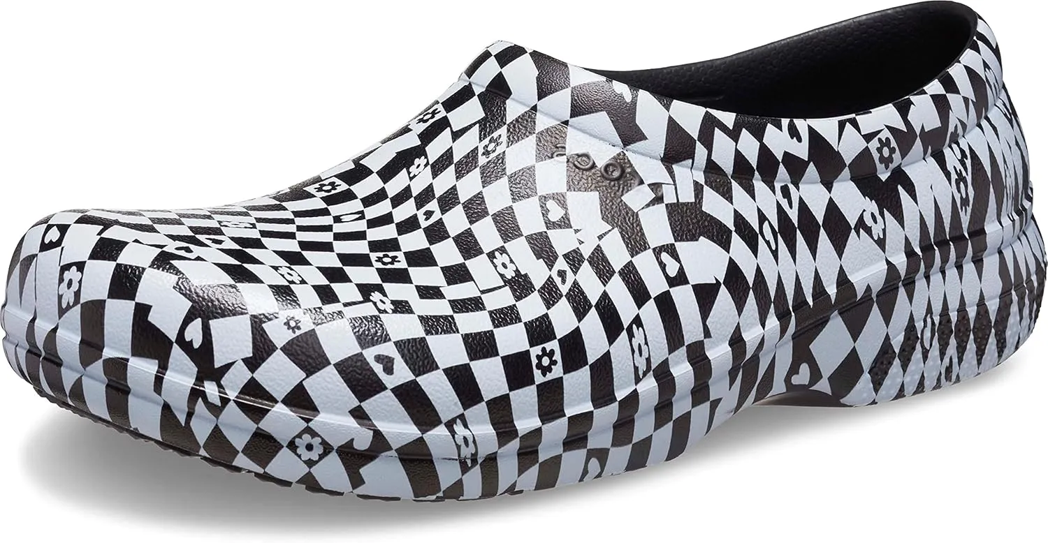 Crocs Unisex-Adult On The Clock Clogs, Slip Resistant Shoes