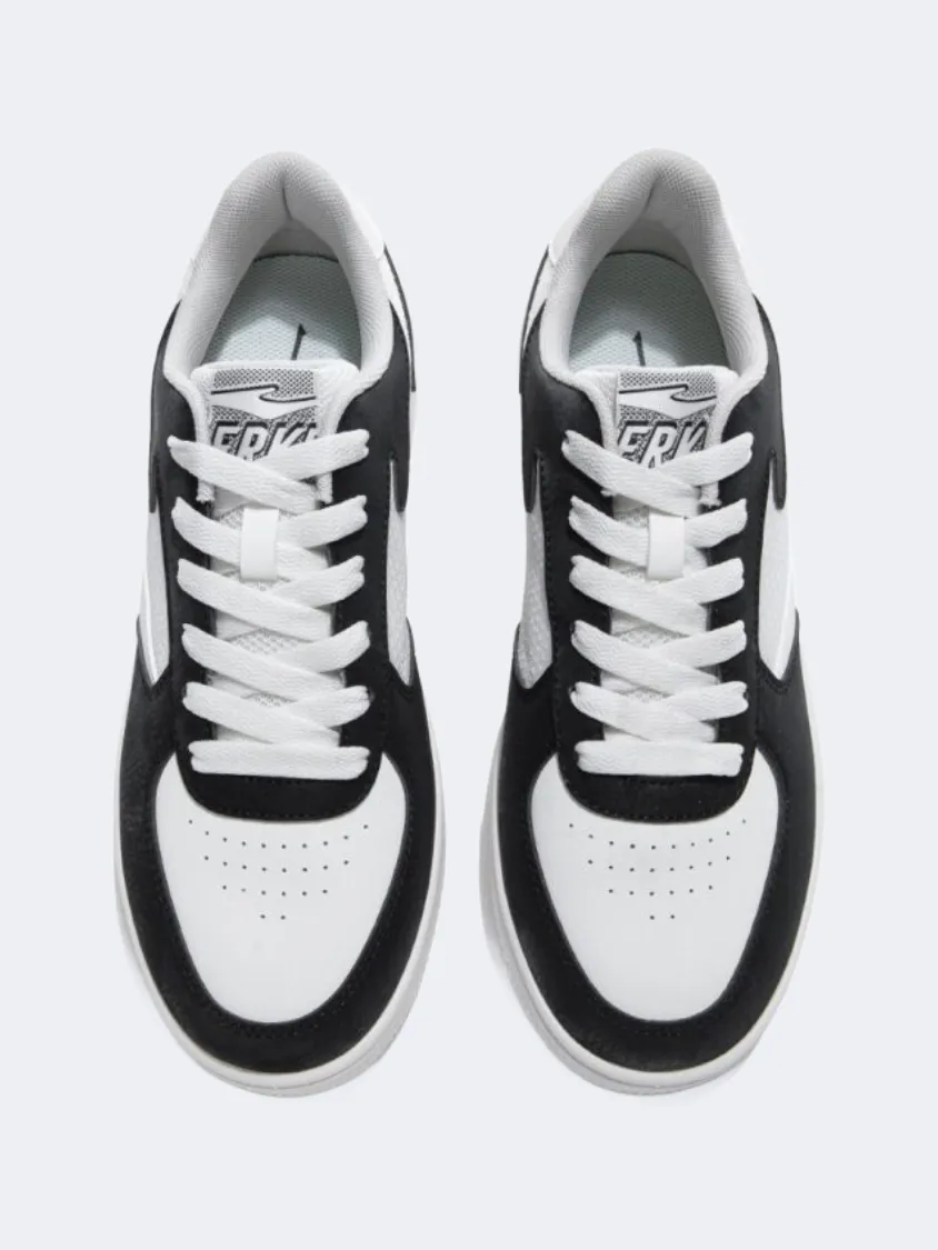Erke Skateboard Men Lifestyle Shoes Light White/Black