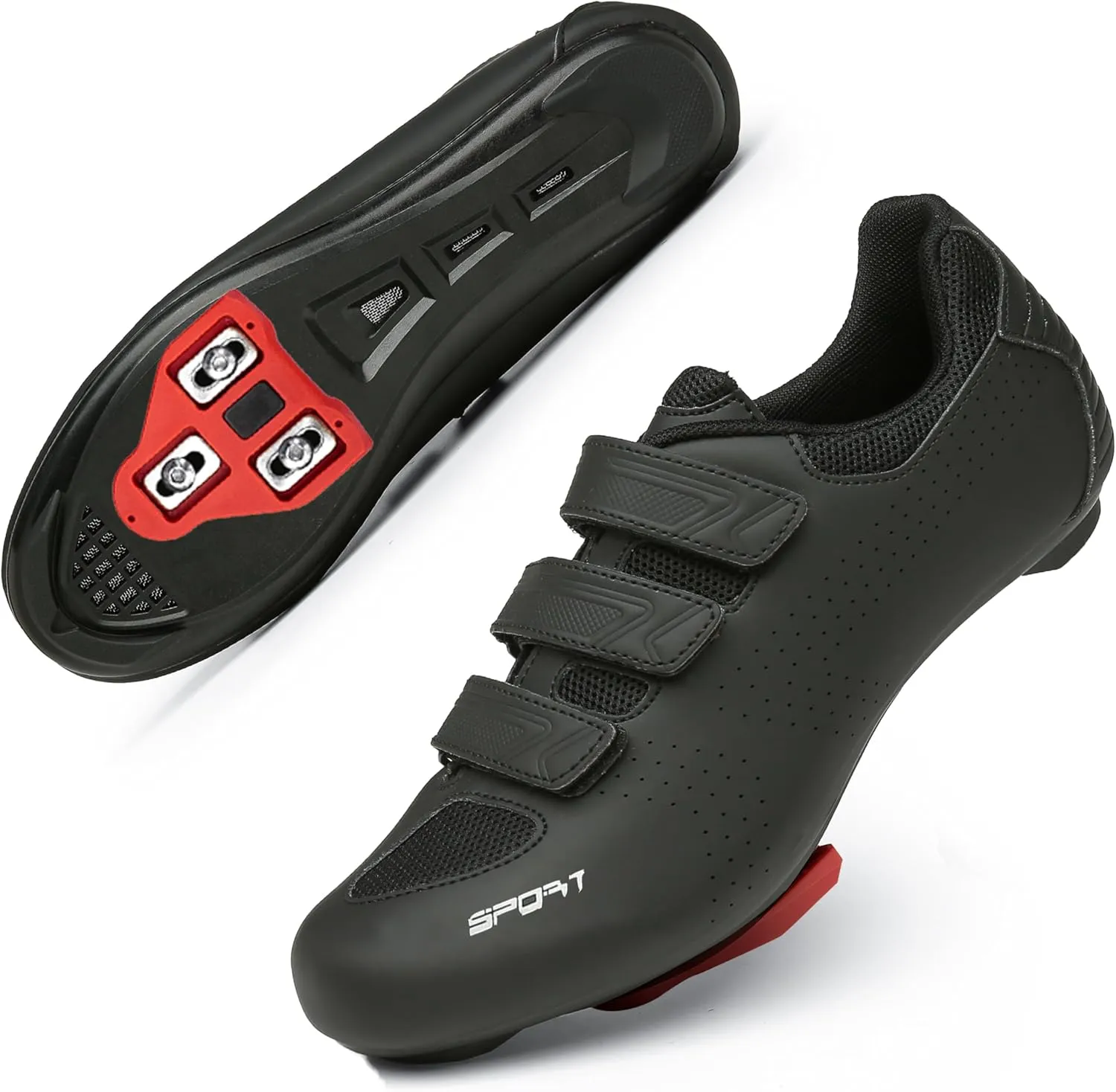 Honosuker Women's Men's Cycling Shoes Compatible with Peloton Delta SPD Spin Road Bike Bicycle Shoes