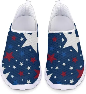 Jeiento Christmas Shoes for Womens Girls Walking Shoes Tennis Shoes Breathable Comfortable Athletic Running Shoe US 5.5-11.5