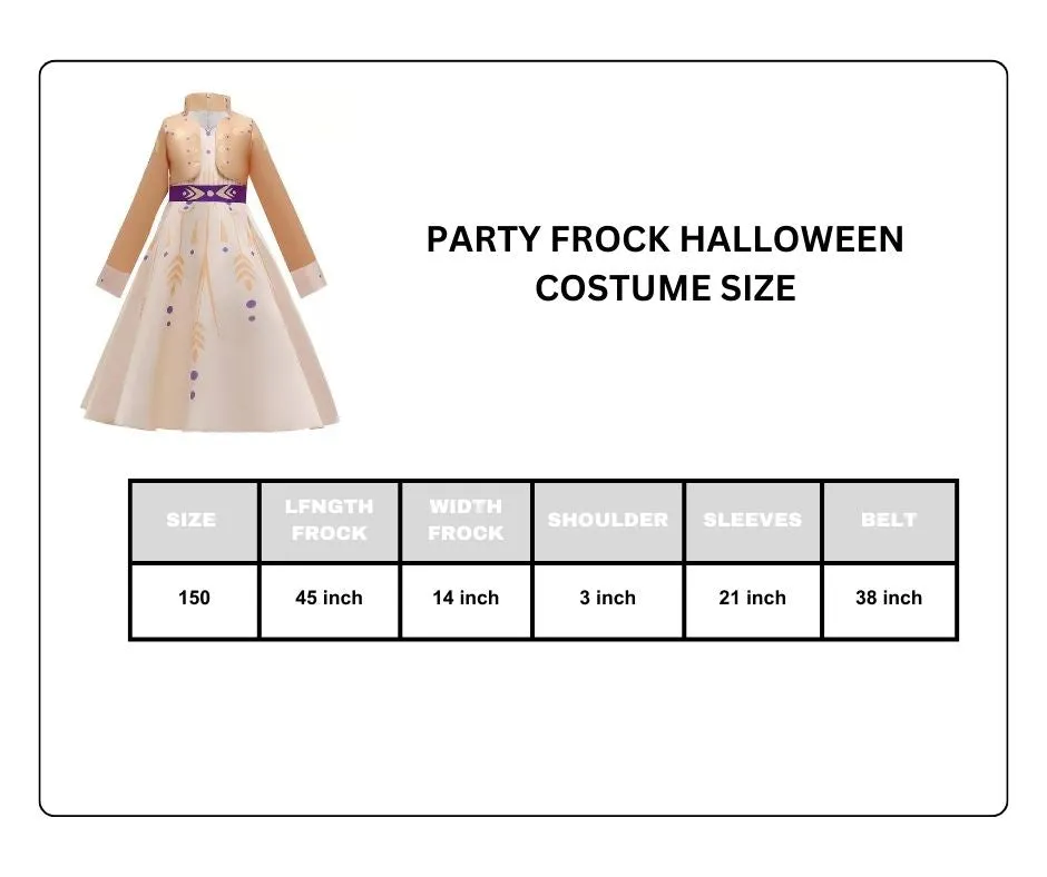 Princess Elsa Dress Party Frock Halloween Costumes For Kids Girls Anna Elsa Dress Costume