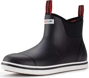 SUREWAY Women's Ankle Fishing Deck Boots for Women,Short Waterproof Neoprene Rubber Rain Boots,Lightweight Garden Work Shoes for Women,Upgraded Slip Resistant,Durable Comfortable