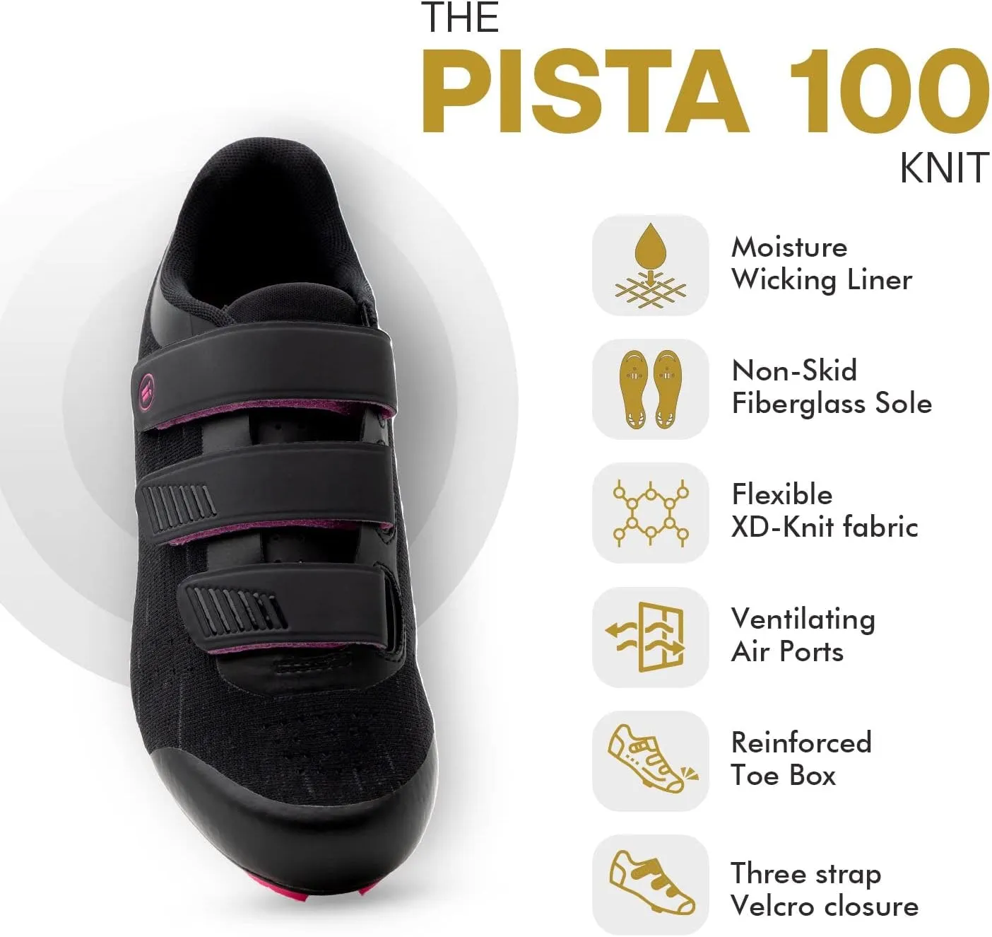 Tommaso Pista SPD & Peloton Shoes for Women2 in 1Fit for Peloton, Road Bicycles & Most Indoor BikesInstall Your Own Delta or SPD Cleats Essential Bike Accessories for Cyclebar & Soulcycle