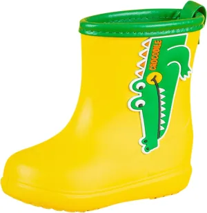 Unisex-Child Rain Boots Boys Girls Cute Short Rain Boots Waterproof Non Slip Garden Boots Toddler Kids Rainboots