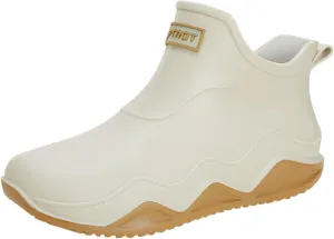 Women Rain Boots Waterproof Non Slip Ankle Rainboots for Ladies Outdoor Slip On Garden Shoes Fishing Boots For Men
