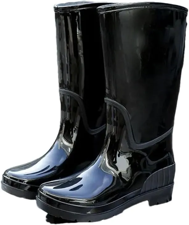 Women's Rubber Boots Waterproof Garden Kitchen Work Water Shoes Galoshes Long Tube Rain Boots Footwear